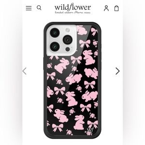Wildflower iPhone 12PRO - Pink Bunnies Case